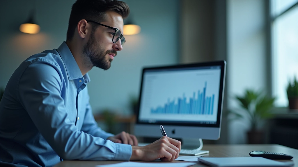 Finanzielle Planung und Investitionsanalyse mit Grafiken und Statistiken