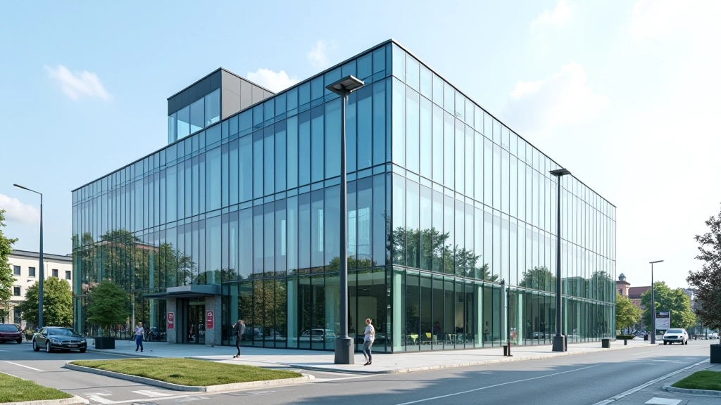 Moderne Büroumgebung mit Finanzanalyse und wirtschaftlichen Diagrammen auf Monitoren